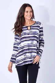 Paint Strokes Tunic--CLA-17595