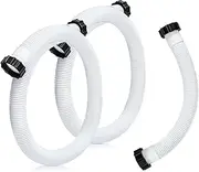 Glooglitter Pool Pump Hose for Above Ground Pools 2 Pcs 59" Long and 1 Pcs 16" Long Swimming Pool Filter Hose for Filter Pumps, Saltwater Systems and Sand filters