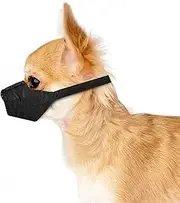 Weebo Pets Dog Muzzle for Small Breeds 5-15lbs (XX-Small) - Soft Mesh Nylon Quick Fit - Small Breed Grooming Supplies for Biting