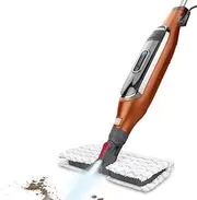 All in One Steam Vacuum Cleaner and Steam Mop with Microfiber Mop Pad & Strong Suction Power for Carpet Hardwood Ceramic Tile Granite and Mable Floor