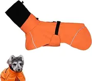 Small Dog Raincoat,Double Collar Waterproof Dog Raincoat | Reflective Lightweight Jacket Clothes Adjustable Pet Poncho for Storm, Winter & Walking