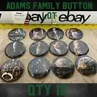 Adams Family Lot Of 12 Button Morticia Addams Gomez Lurch Wednesday Cousin ITT