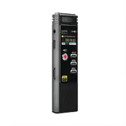 32GB Portable Voice Activated Recorder with MP3 Player, Variable Speed and Password, Upgraded Metal Casing Digital Tape Recorder for Lectures