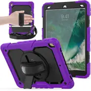 MCC Shockproof iPad Pro 10.5" 2017 Strap Rugged Tough Case Cover Apple [Purple]