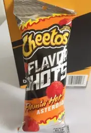 Cheetos Asteroids Flamin Hot Flavor Shots New In Hand Fast Shipping