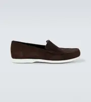 [Manolo Blahnik] Manolo Blahnik Monaco suede loafers AU 10 brown