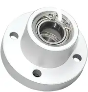 NFGEGPKPHA Flange Round Bearings with Housing Aluminum Flange Type Double Bearing Seat Assembly with Buckle Type dia3mm-50mm(MT174,6800ZZ-L20-D10)