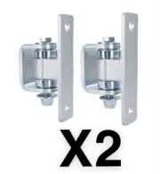 One Pair of Heavy Duty Bolt On Badass Gate Hinges- Steel Body - HDBY-SBM-SWM
