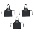Restaurant Chefs Aprons Unisex Black Aprons,2 Pockets Adjustable Bib Aprons