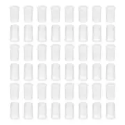 Lamp Pipe Cord Protector, 100 Pcs Washer Liner Bushing for 1/8 IPS Pipe, Clear