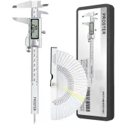 Proster Digital Vernier Caliper 6inch/150mm + 32 Feeler Gauges Dial Caliper C...