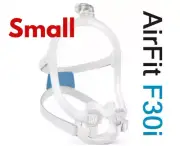 **6 Free Filters ** + ResMed AirFit F30i Full Face CPAP Mask - SMALL, Free Ship