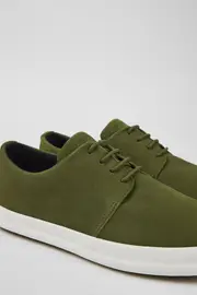 Chasis Green Nubuck Blucher for Men