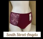 SIMONE PERELE 1A2770 ~ SYRAH ~ SINGULIERE RETRO BRIEF PANTIES ~ SIZE 3 / MEDIUM