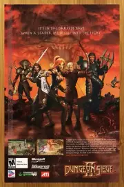 2005 Dungeon Siege II 2 PC Vintage Print Ad/Poster Official Video Game Promo Art