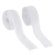 Sew on Hook and Loop Tape, 3/4 Inch Nylon Fastener Strips 1 Yards (White)