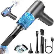 Handheld Vacuum Cleaner, 3 in 1 Car Vacuum Cleaner with USB-C Quick Charge Portable 6000PA Mini Car Vacuum Cleaner,Lightweigt car Vacuum Powerful Cordless Vacuum for Car Kitchen House Cleaning