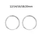 Hinged Hoop Earring Round Thin Circle Sleepers Earrings Ins