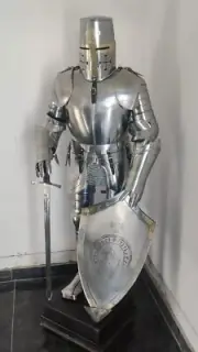 Medieval Templar Knight Full Suit Of Armor Battle Ready Knight Wearable Crusader