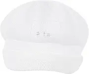 WHAMVOX Summer Straw Newsboy Hat Breathable Fashionable Women's Beret Cap for Outdoor Activities Beach Hiking Random
