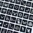fashionTattoo Drawing Template Henna Stencil Body Art Paint S7P1 Sticker E0N1