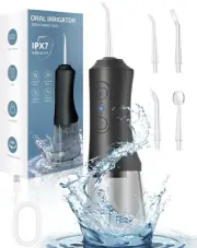 Water Dental Flosser Irrigator Pick Teeth Cleaner Cordless Portable 3 Modes
