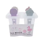4 x Ice Lolly Maker Mould Popsicle Yogurt Frozen Ice Cream Dessert Sticks Jelly