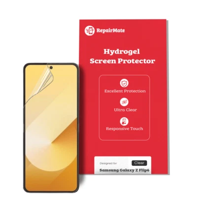 Samsung Z Flip6 Compatible Hydrogel Screen Protector Full Cover[2 Pack]