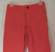 NWT Boy's Arizona Bittersweet Berry Red Chino Shorts Size 14 Slim Adjustable