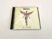 Nirvana In Utero CD, Factory Sealed, Rare Press Label D 190124, crack in case