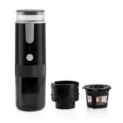 Portable Electric Coffee Maker for Ground Coffee & Capsules, Compact Brewer