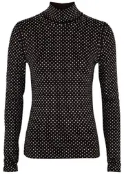 Veronica Beard Parke Crystal-embellished Stretch-jersey top - Black - S (UK8-10 / S) S (UK8-10 / S)