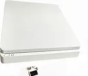 New Replacement Top Upper & Bottom Lower Housing Shell Case Cover Protective Cover for PS4 Slim Console White