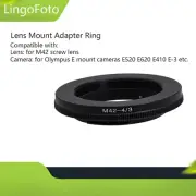 Lens Mount Adapter Ring for M42 Screw Mount Lens to for Olympus E520 E620 E410