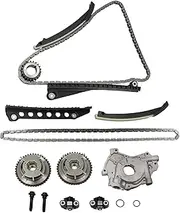 X AUTOHAUX 1 Set Timing Chain Kit for Ford Expedition F-150 F-250 F-350 for Lincoln Navigator Mark LT 5.4L No.F85Z6M274AA