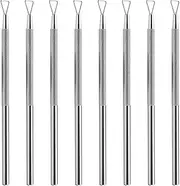 8PCS Lottery Ticket Scratcher Tool Stainless Steel Scratch off Tool Multi-used Lotto Scratcher Tool Metal Scraper Tool Ergonomic Ticket Scraper, Suitable for Lottery Enthusiasts Lottery Scraper Tool