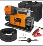 Air Compressor with Digital Pressure Gauge Tire Inflator Kit, 12V Heavy Duty