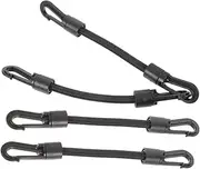 ANDRESLAD 4Pcs Multi Function Tie Down Straps Elastic Hook Straps for Outdoor Camping Portable Hook Rope for Tents Cargo and Daily Use Durable and Flexible with Strong Fastening Ability