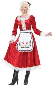 Classic Mrs Claus Womens Christmas Costume