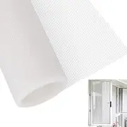 Window Netting for Insects – 250cm x 120cm Fly Screen Mesh for Windows & Doors, 1.6mm x 1.6mm Fine Mesh, Durable & Breathable Insect Net, Easy to Cut DIY Mosquito Screen, Keep Flies & Bugs Out, White