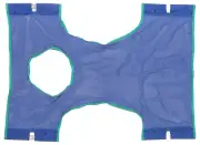 Standard Sling with Commode Opening for Patient Lifts, Polyester Mesh, 9047