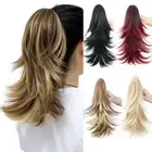 Ombre Claw Clip Ponytail Wig Ponytail Extension Pony Tail Hairpiece Daily