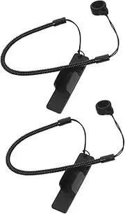 SHINEOFI 2pcs Stretchy Elastic Lanyards for Touch Pens with Nonslip Ring and Adhesive Clip for Counters Offices Schools and Meetings