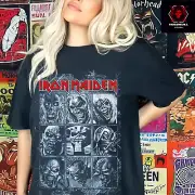 Iron Maiden Heavy Metal Rock Unisex Heavy Cotton T-SHIRT S-3XL