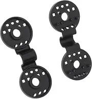 Shade Cloth Plastic Clips, 100Pcs Round Plastic Black Clips Sunshade Net Fixing Clip Shade Cloth Heav y Duty Lock Grip for Sun Shade Net, Anti Bird Netting, Garden Netting (Black)
