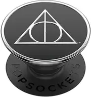 PopSockets ​​​​ Phone Grip with Expanding Kickstand, Harry Potter PopGrip - Enamel Deathly Hallows