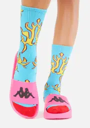 [Kappa] Neon Pink Authentic Adam 2 Slide Sandals