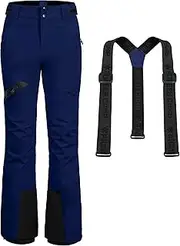 [Pioneer Camp] Ski Trousers Women's Snow Trousers Removable Braces Waterproof Windproof Taped Seams Snow Guard Snowboard Trousers Softshell Trousers Outdoor Trousers Functional Trousers