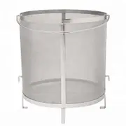 Stainless Steel Beer Wine House Home Brew Filter Basket Strainer Barware Bar Tools Filter Bag for Jelly Jams Homebrew S Silver