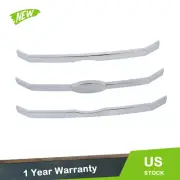 Fit For 2009-2012 Ford Flex Chrome Plastic Front Flex Grille Bar Insert 3Pcs New (for: Ford)
